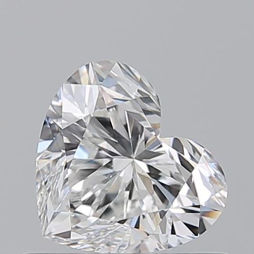 0.64ct F SI1 Rare Carat Ideal Cut Heart Diamond
