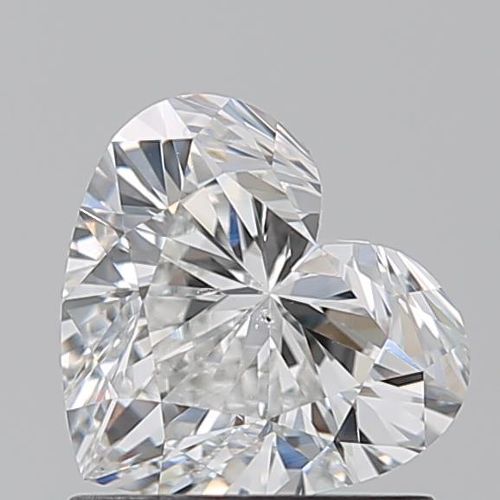 1.10ct E SI1 Rare Carat Ideal Cut Heart Diamond