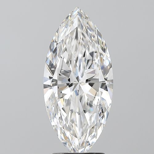 3.02ct E SI1 Rare Carat Ideal Cut Marquise Diamond