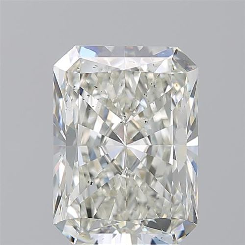 3.66ct J SI1 Rare Carat Ideal Cut Radiant Diamond