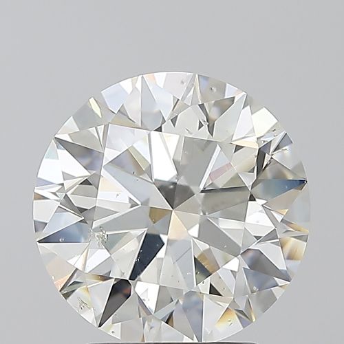 2.51ct I SI2 Rare Carat Ideal Cut Round Diamond