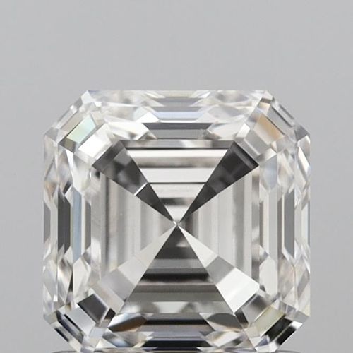 1.05 ct Asscher Faint Brown natural diamond