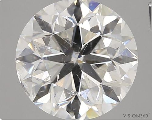 3.00ct G SI2 Good Cut Round Diamond