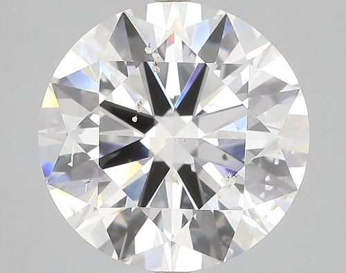 5.51ct H SI2 Rare Carat Ideal Cut Round Diamond