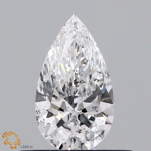 0.41ct E SI2 Rare Carat Ideal Cut Pear Diamond