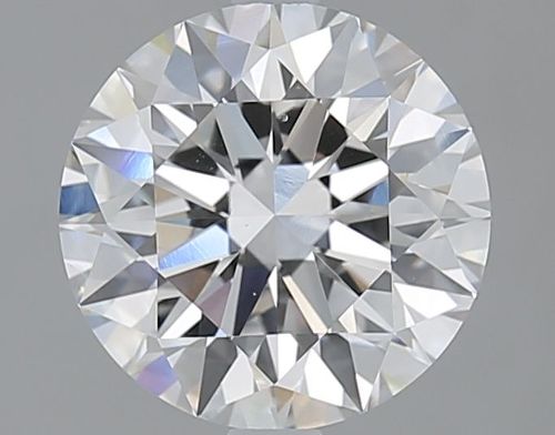 2.51ct F SI1 Rare Carat Ideal Cut Round Diamond