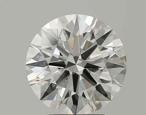 3.24ct J SI1 Rare Carat Ideal Cut Round Diamond