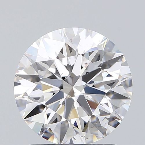 1.62ct D SI1 Rare Carat Ideal Cut Round Diamond