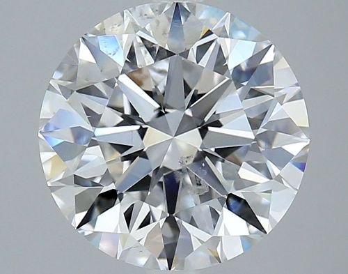 3.70ct E SI2 Rare Carat Ideal Cut Round Diamond