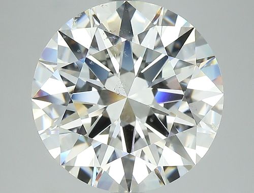 5.19ct J SI1 Rare Carat Ideal Cut Round Diamond