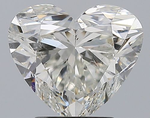 3.01ct J SI2 Rare Carat Ideal Cut Heart Diamond