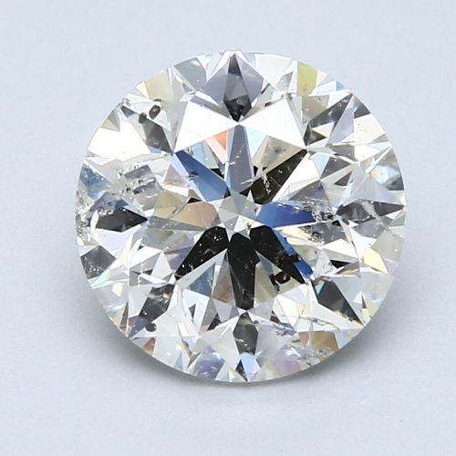 3.01ct H SI2 Very Good Cut Round Diamond