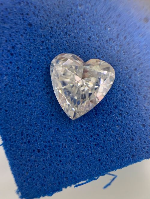 0.41ct J SI1 Very Good Cut Heart Diamond