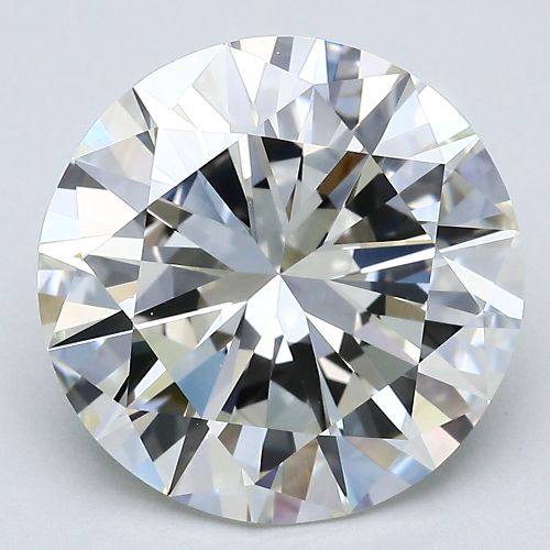 5.02ct K VVS2 Very Good Cut Round Diamond