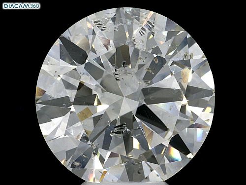 8.00ct J SI2 Very Good Cut Round Diamond