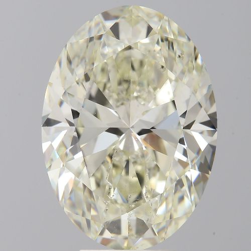 5.03ct K SI1 Rare Carat Ideal Cut Oval Diamond