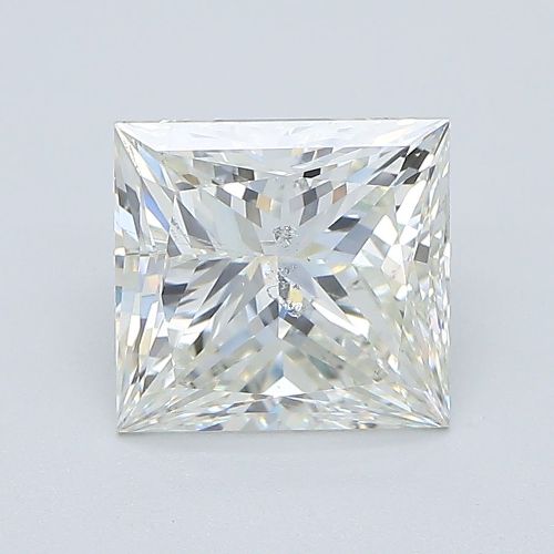 2.38ct J SI2 Very Good Cut Princess Diamond