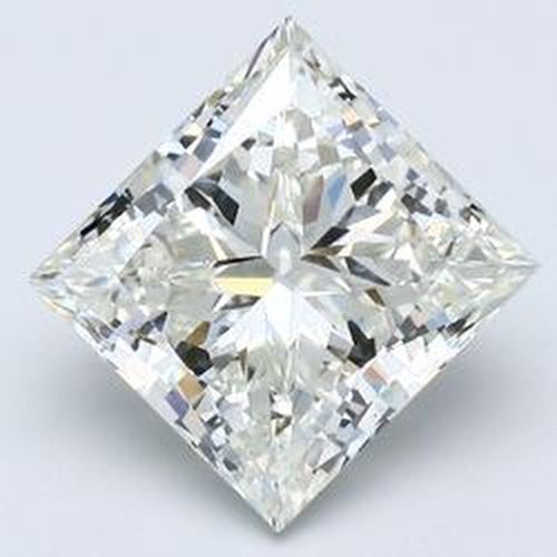 4.62ct K VS2 Rare Carat Ideal Cut Princess Diamond