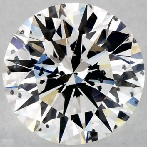 0.74ct F SI2 Rare Carat Ideal Cut Round Diamond