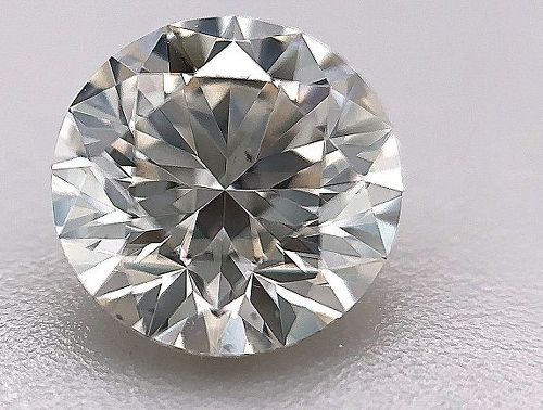 1.14 ct Round K · Faint Brown natural diamond