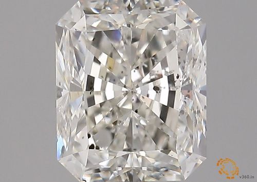 3.51ct J SI2 Very Good Cut Radiant Diamond