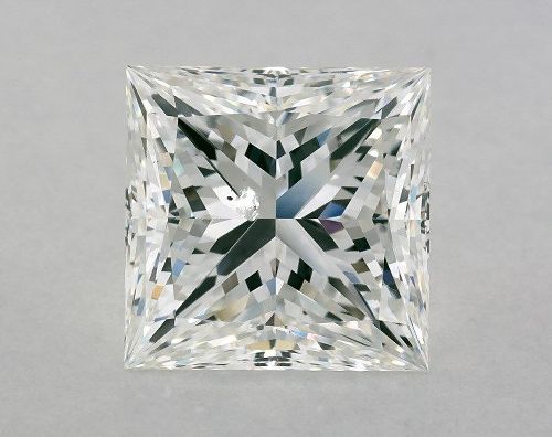 3.71ct G SI2 Rare Carat Ideal Cut Princess Diamond
