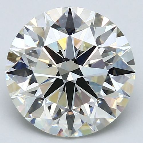 3.53ct J VS1 Rare Carat Ideal Cut Round Diamond