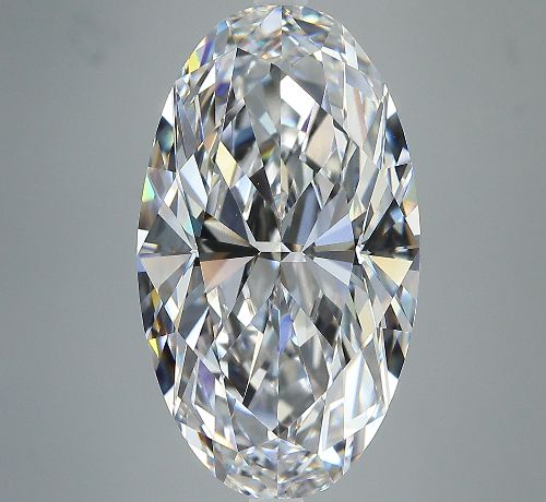 7.03ct D IF Rare Carat Ideal Cut Oval Diamond