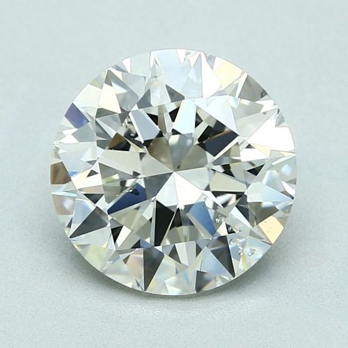 3.50ct J SI2 Rare Carat Ideal Cut Round Diamond