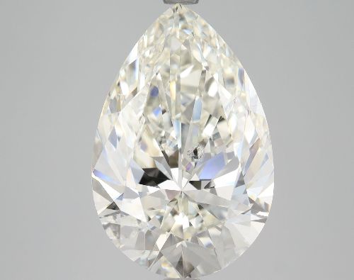 5.01ct J SI2 Rare Carat Ideal Cut Pear Diamond