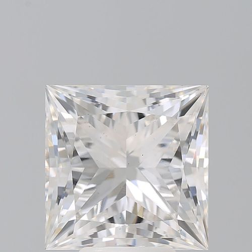 6.03ct G VS2 Rare Carat Ideal Cut Princess Lab Grown Diamond