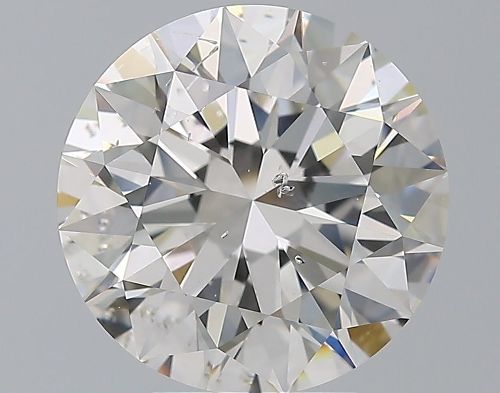 5.01ct G SI2 Rare Carat Ideal Cut Round Diamond