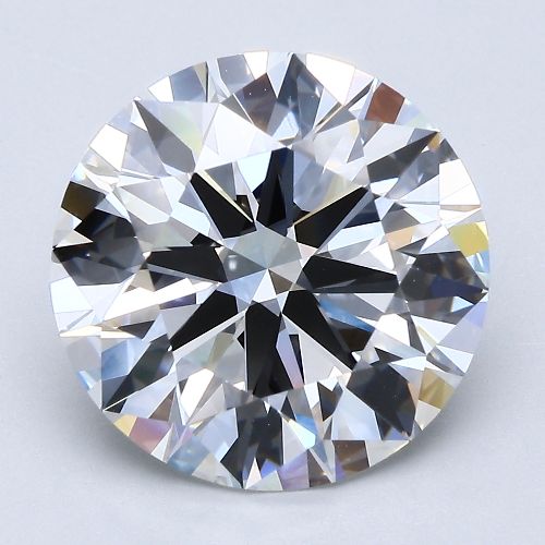 6.10ct F VVS1 Rare Carat Ideal Cut Round Diamond