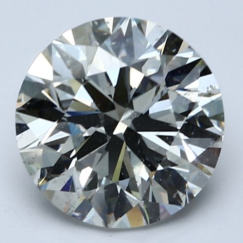 4.01ct I SI2 Excellent Cut Round Diamond