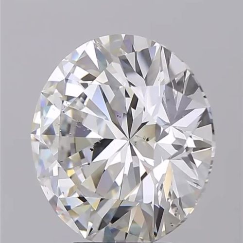 7.02ct G SI2 Rare Carat Ideal Cut Round Diamond