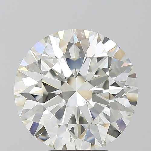 5.02ct J SI1 Rare Carat Ideal Cut Round Diamond