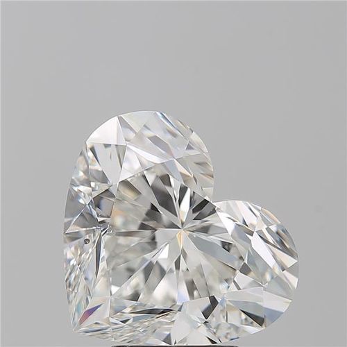 5.03ct H SI1 Rare Carat Ideal Cut Heart Diamond