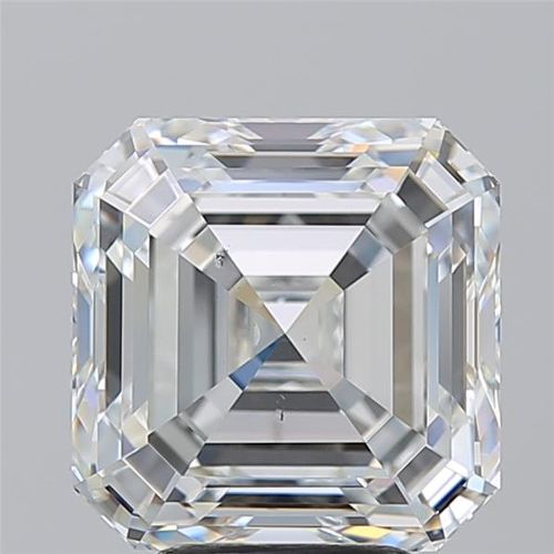 5.06ct H SI1 Excellent Cut Asscher Diamond