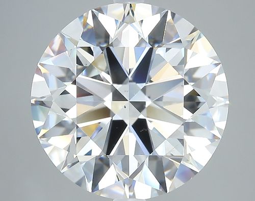 8.01ct F SI2 Rare Carat Ideal Cut Round Diamond