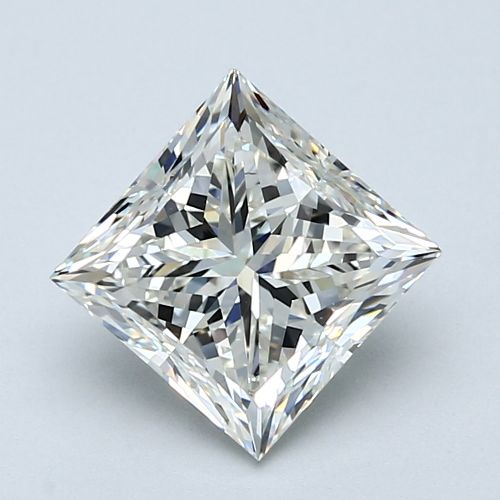2.51ct J VVS2 Very Good Cut Princess Diamond