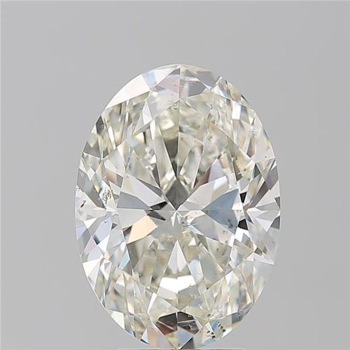 5.01ct K SI2 Rare Carat Ideal Cut Oval Diamond