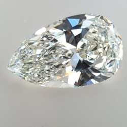 5.18ct H SI1 Rare Carat Ideal Cut Pear Diamond