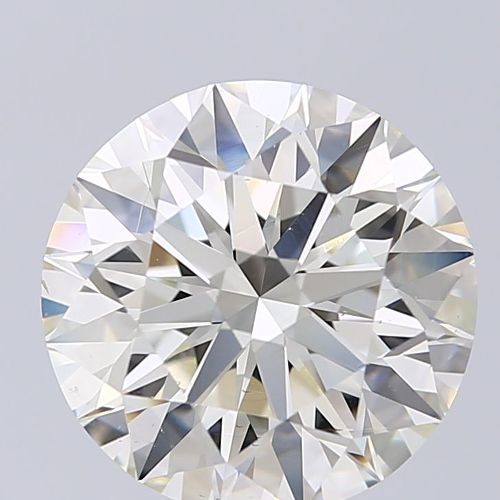 4.31ct K SI1 Rare Carat Ideal Cut Round Diamond