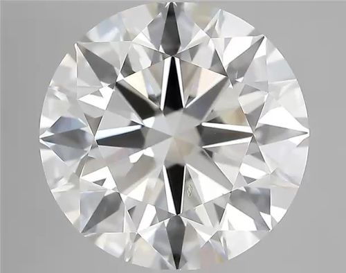 5.06ct I SI1 Rare Carat Ideal Cut Round Diamond