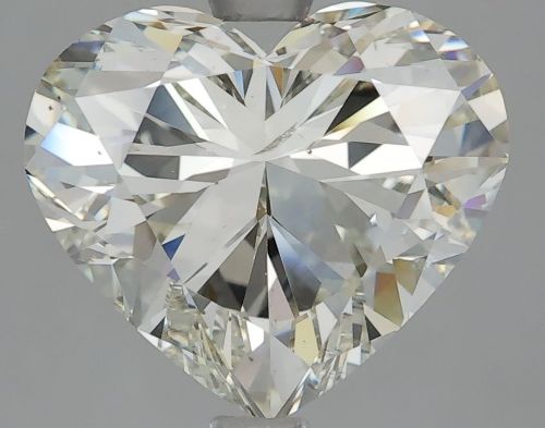 4.04ct K SI2 Rare Carat Ideal Cut Heart Diamond