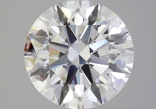 6.08ct E SI1 Rare Carat Ideal Cut Round Diamond