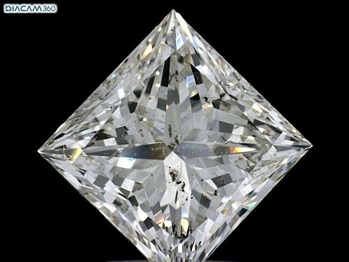 2.50ct J SI2 Rare Carat Ideal Cut Princess Diamond