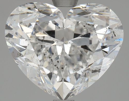 3.01ct E SI2 Rare Carat Ideal Cut Heart Diamond