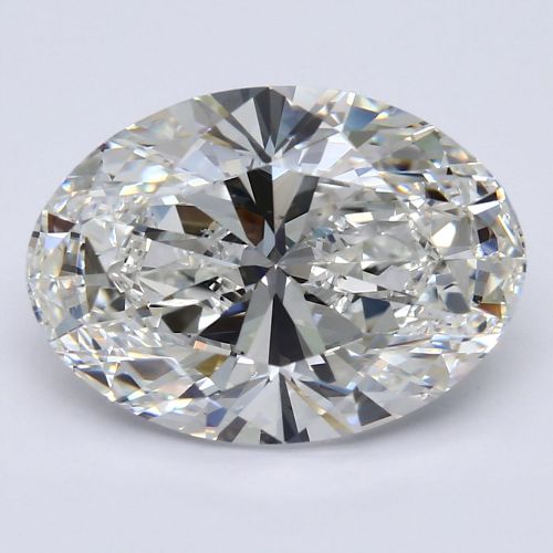 6.08ct H VS2 Rare Carat Ideal Cut Oval Diamond