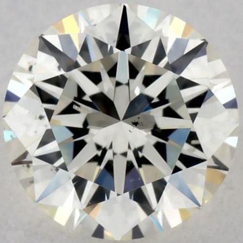 0.63ct K SI1 Rare Carat Ideal Cut Round Diamond